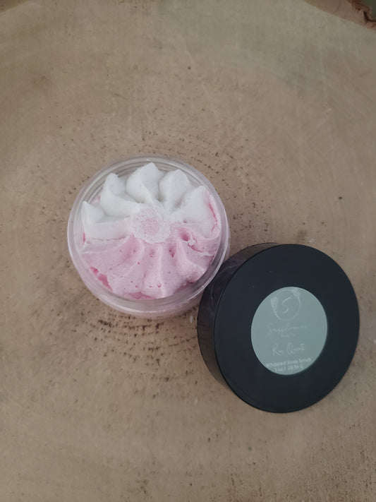 Rose Quartz Whipped Soap Scrub Mini