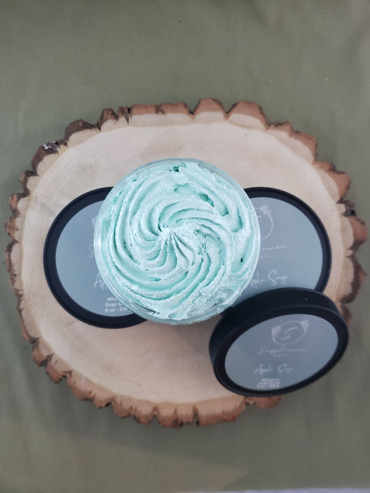 Apple Sage Whipped Soap Scrub